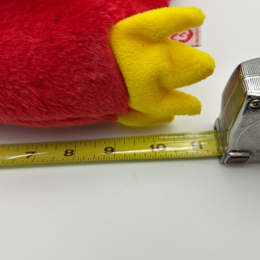 Ty Beanie Buddies Jabber the Parrot Red Macaw Plush 1999‎ Stuffed Animal Bird - Picture 9 of 9